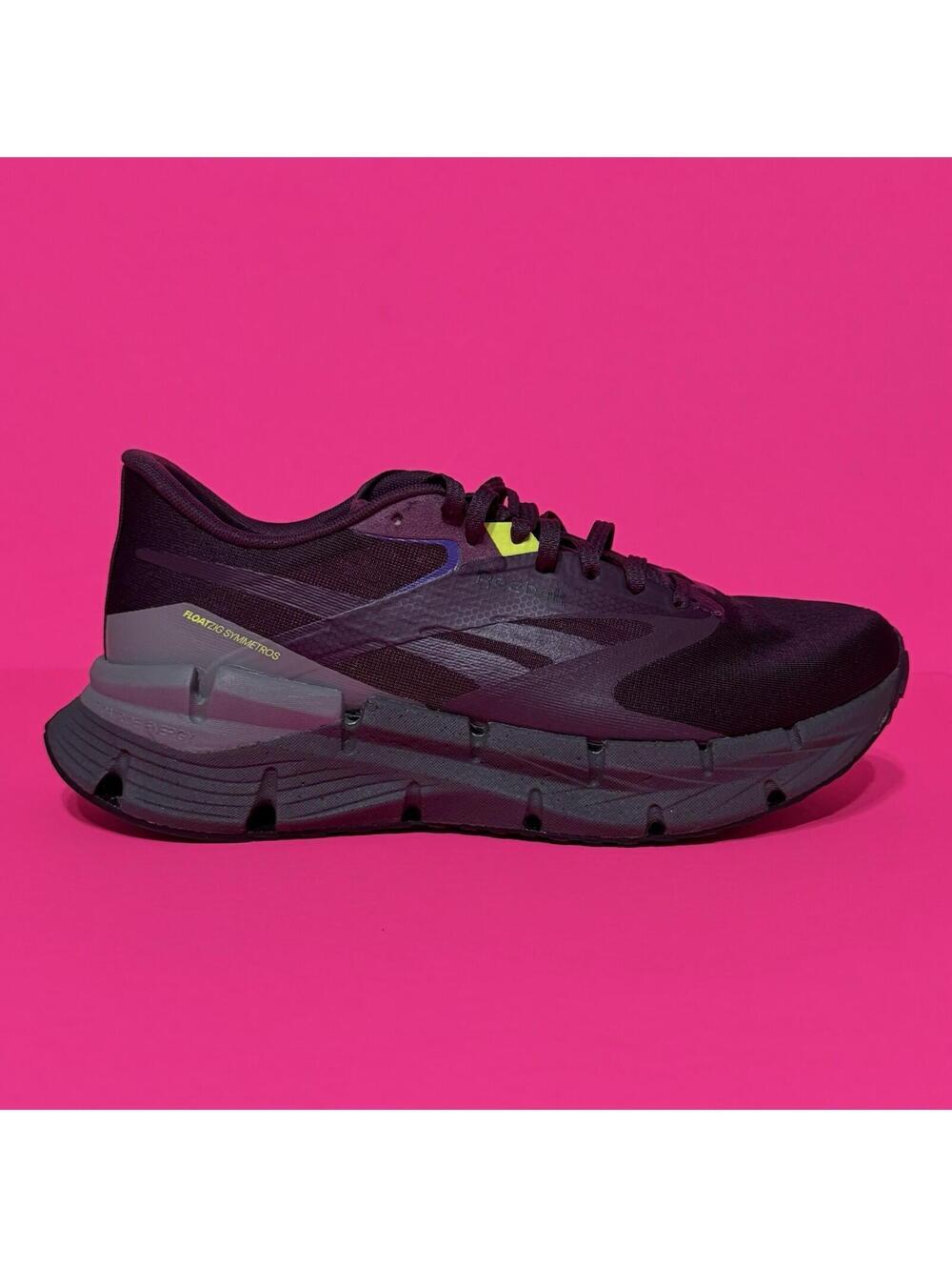 Reebok FloatZig Symmetros Midnight Plum gray Running Shoes Size Women 10
